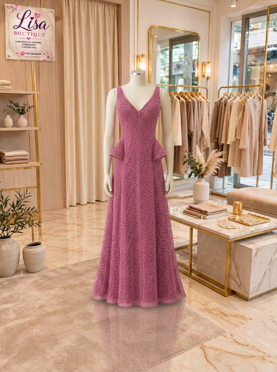 Vestido Vestido rosa viejo,