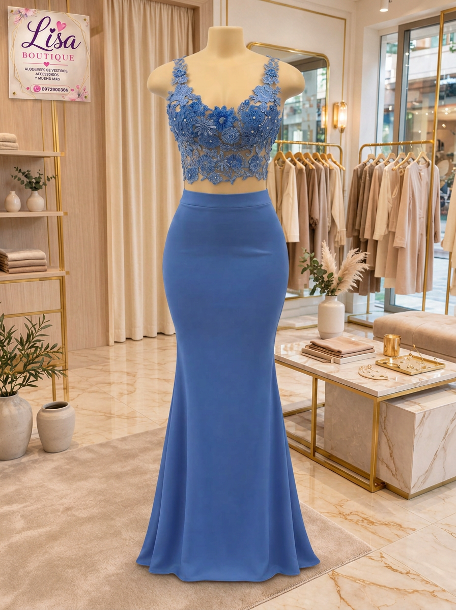 Vestido Vestido azul, Azul