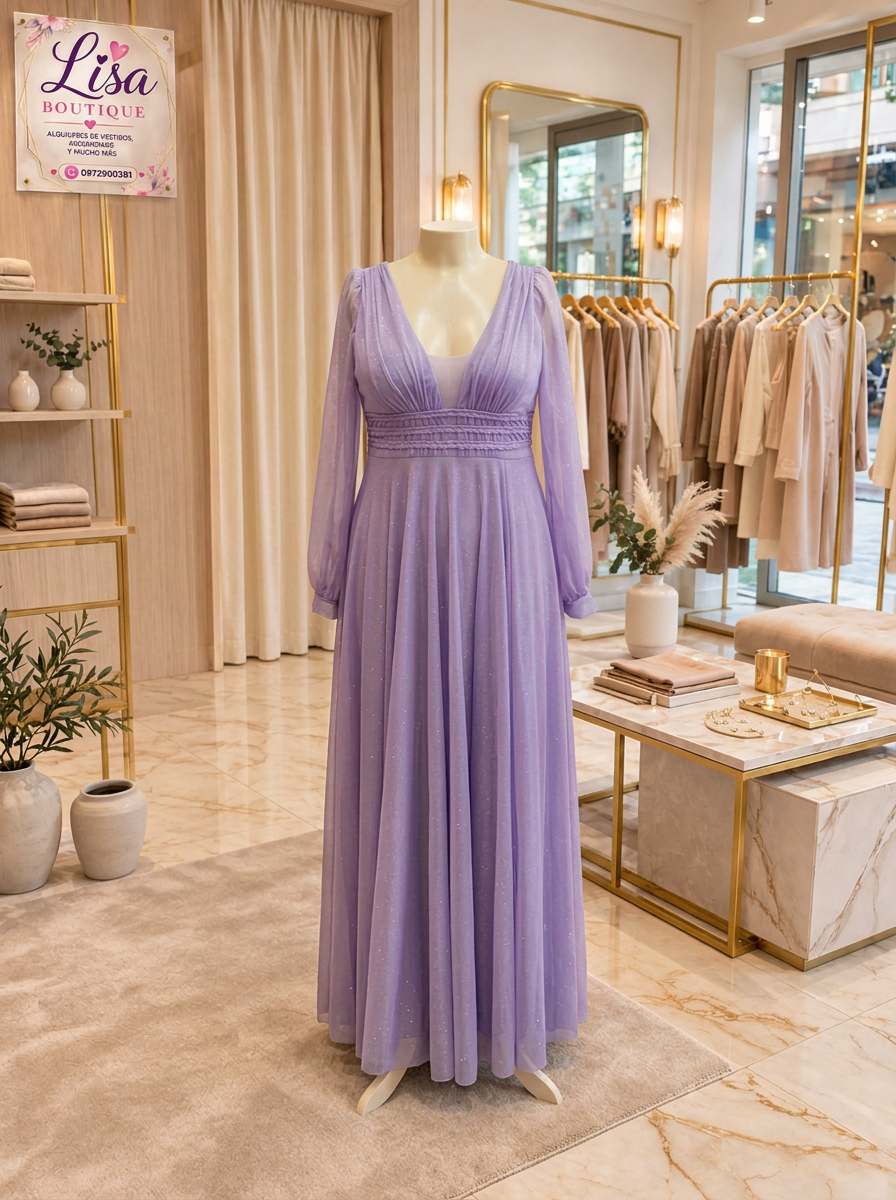 Vestido Vestido lavanda, Lavanda
