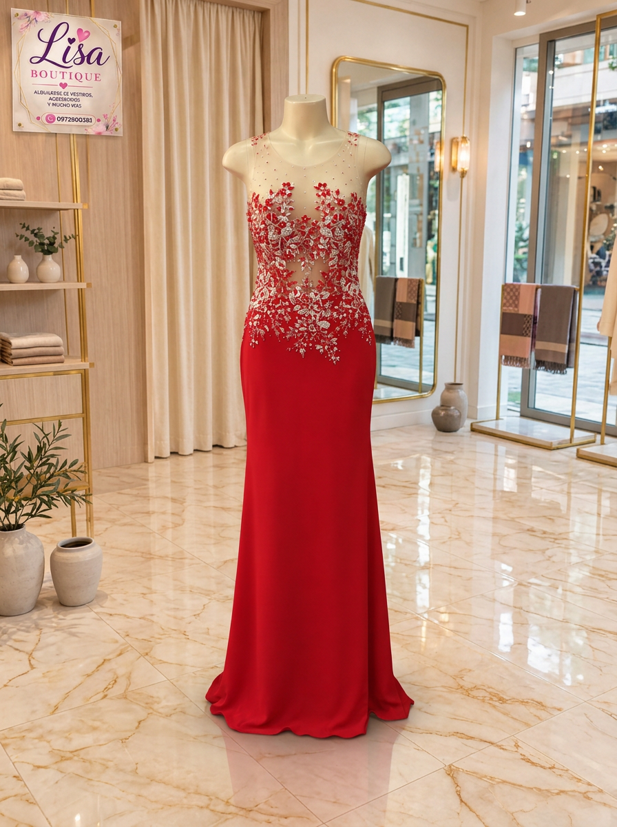 Vestido Vestido rojo, Rojo