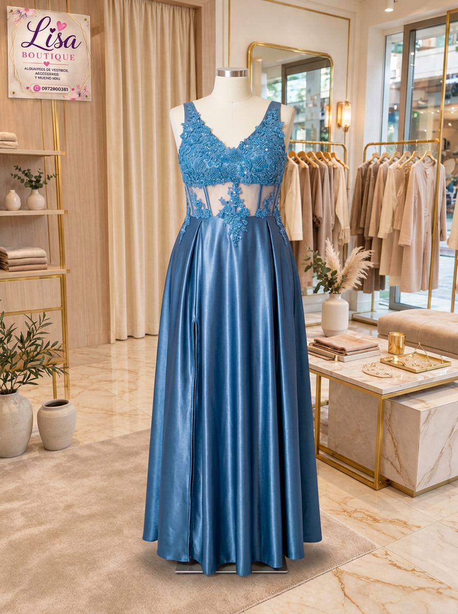 Vestido Vestido azul, Azul