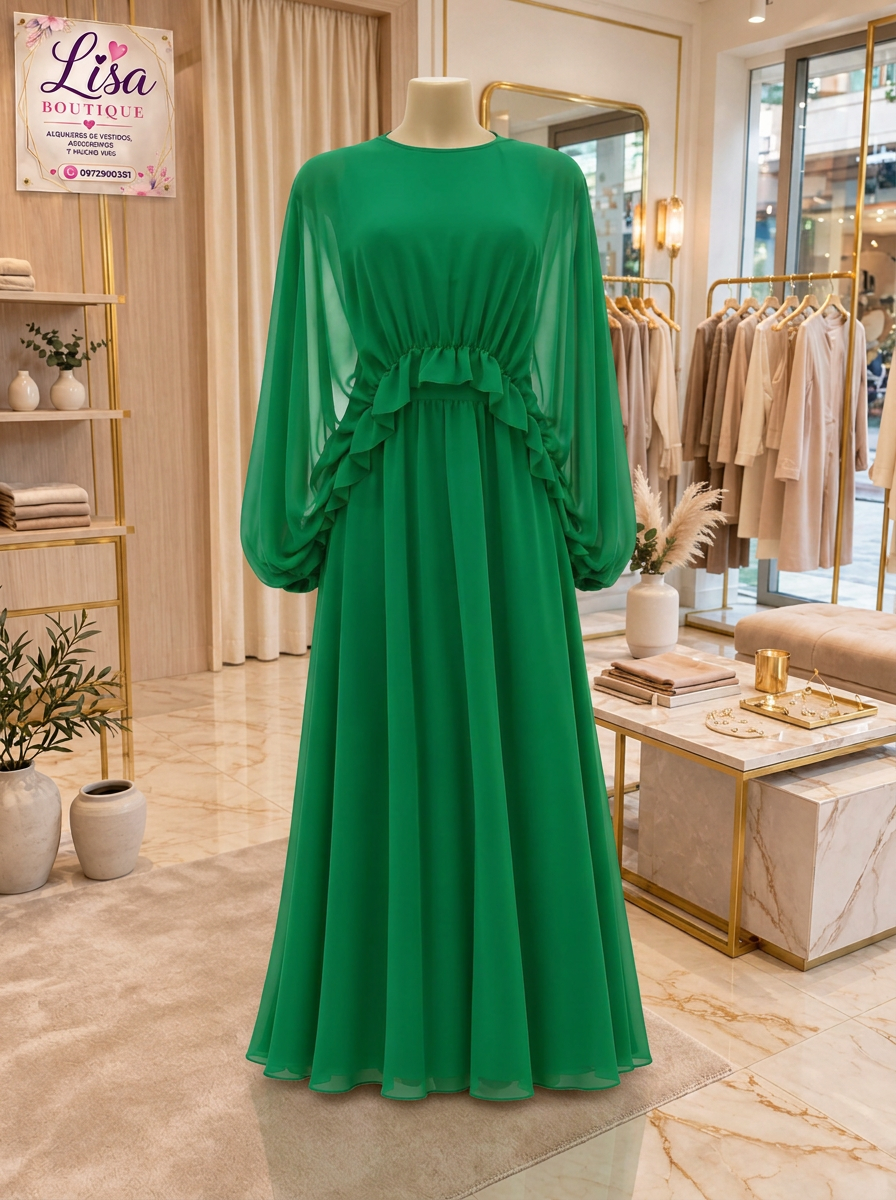 Vestido Vestido verde, Verde