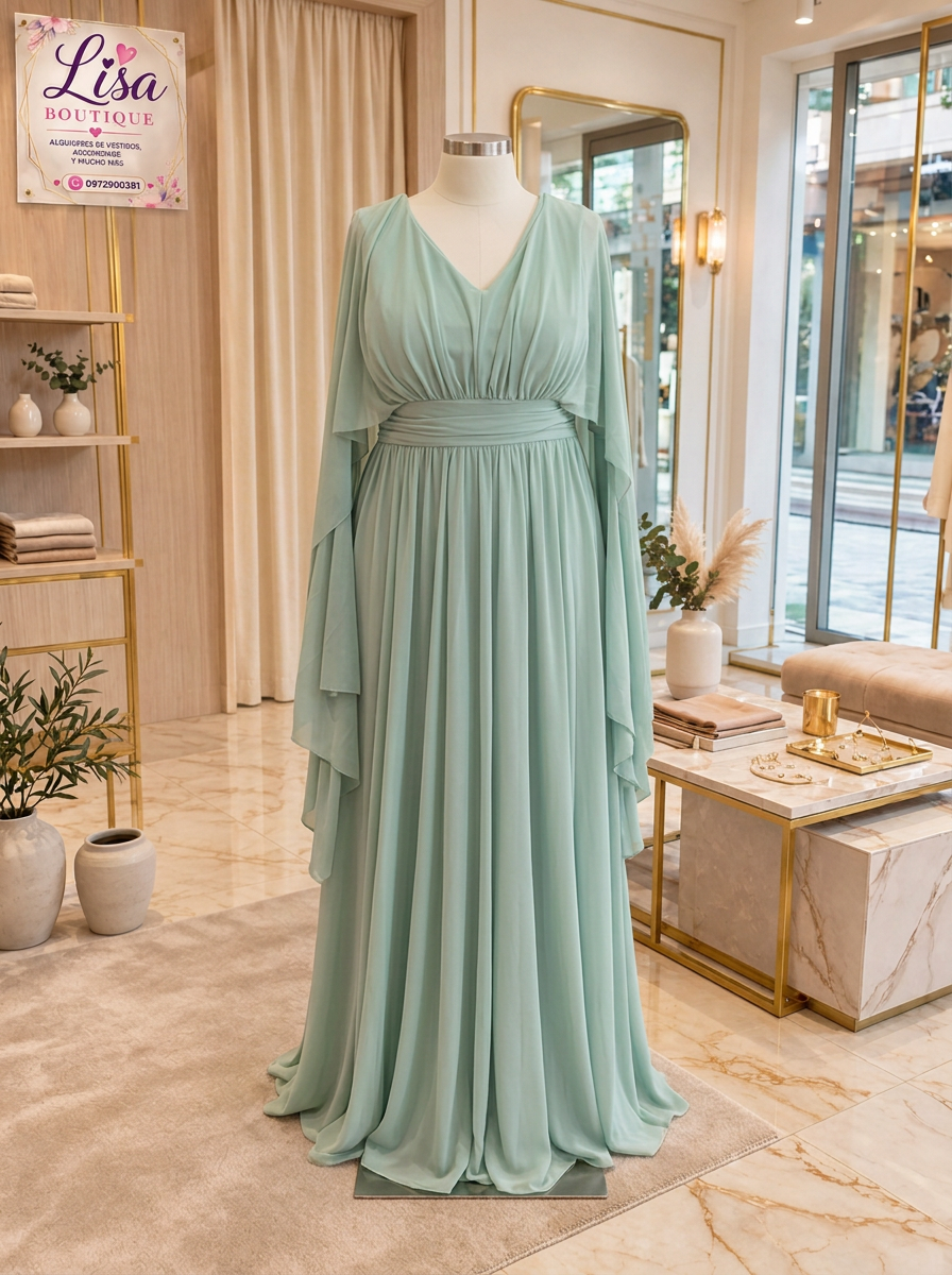 Vestido Vestido verde menta, Verde menta