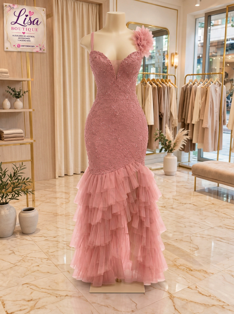 Vestido Vestido rosa, Rosa