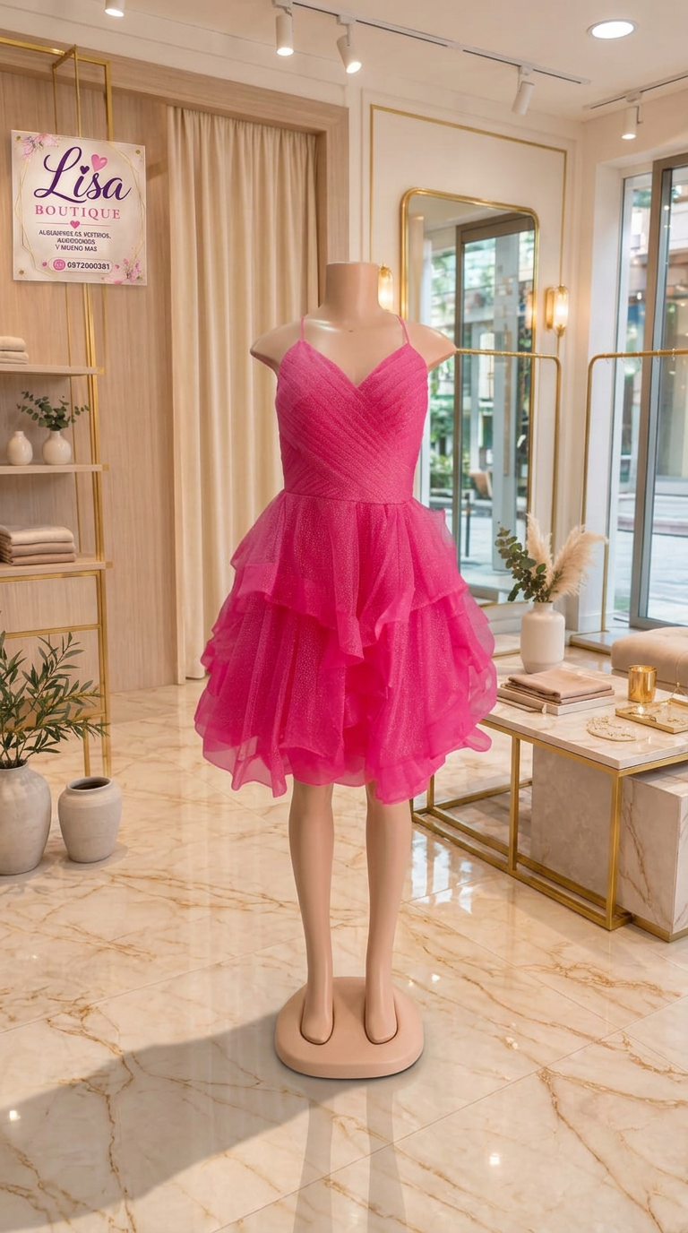 Vestido Vestido fucsia, Fucsia