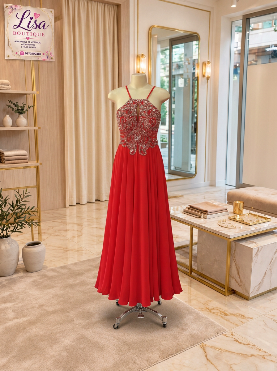 Vestido Vestido rojo, Rojo
