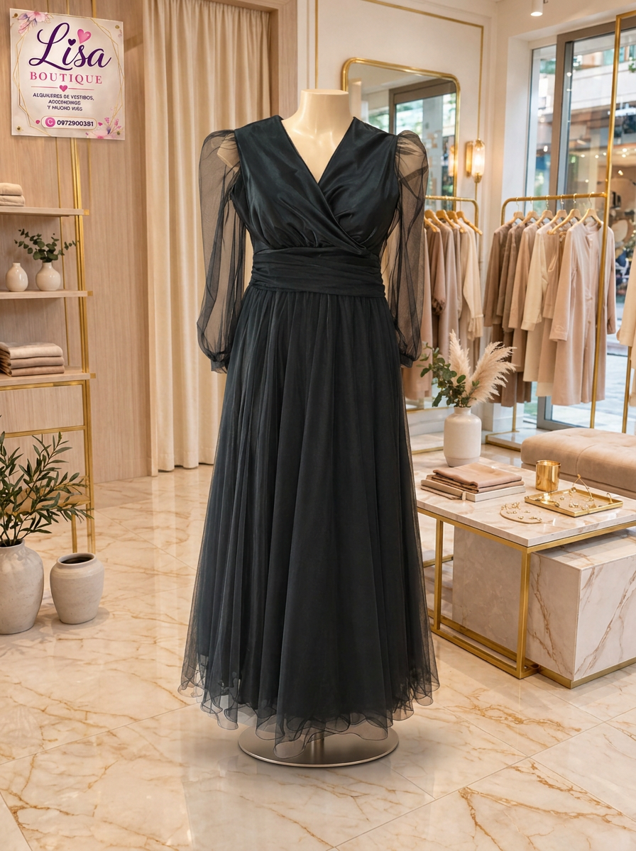Vestido Vestido negro, Negro