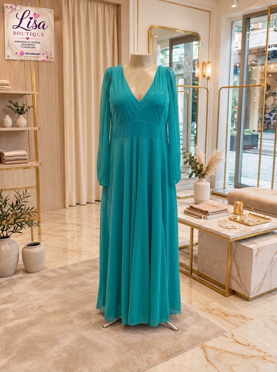 Vestido Vestido turquesa, Turquesa